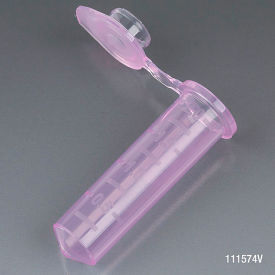 Microcentrifuge Tube 2.0mL Polypropylene Violet Stand-Up Zipbag MG 500/Pack 111574V