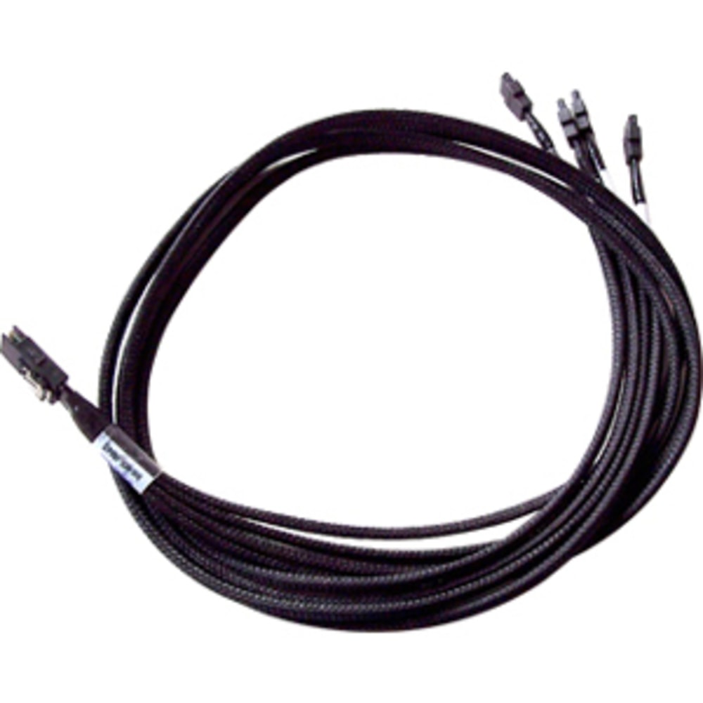 HighPoint Int-MS-1M4S Data Transfer Cable Adapter - SFF-8087 Mini-SAS - SATA - 3ft (Min Order Qty 4) MPN:INT-MS-1M4S