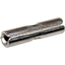 Allpoints 85-1015 Nickel Plated Butt Connector; Wire Gauge 14 - 100/Box 851015