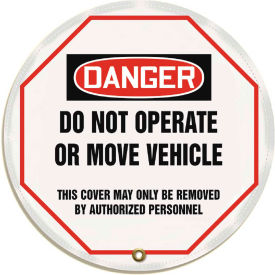 Accuform KDD824 Stopout® Steering Wheel Message Cover Vinyl 20