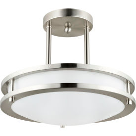 Sunlite® LED Pendant Double Band Flush Mount Fixture 15W 1050 Lumens 120V 12
