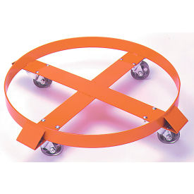 Wesco® Drum Dolly For 85 Gallon Drum Hard Rubber Wheels 900 lb. Capacity 240089