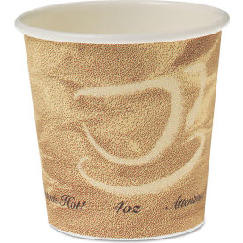 Dart® Single Sided Poly Paper Hot Drink Cups 4 oz Pack of 1000 374MS-0029