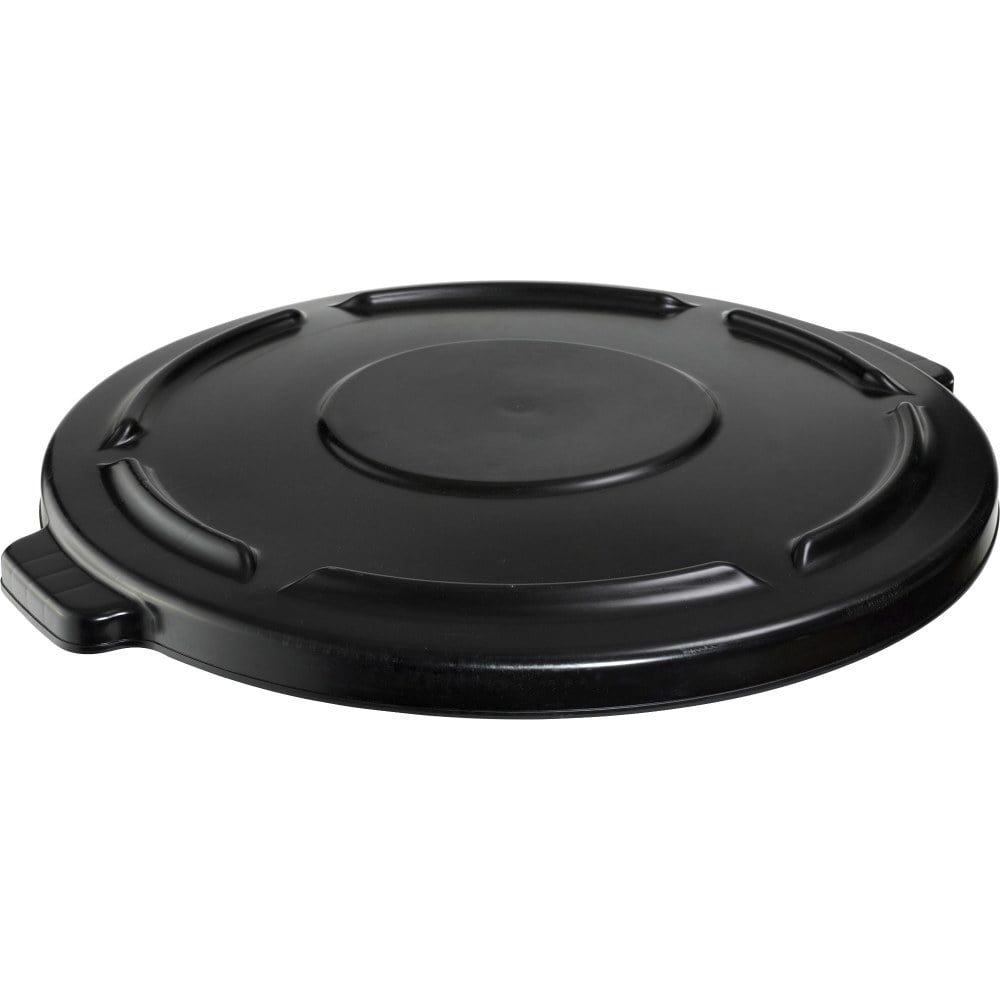 Rubbermaid Commercial Brute 44-gallon Container Lid - Round - Plastic - Black - 4 / Carton MPN:264560BKCT