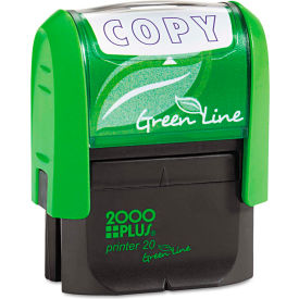 2000 PLUS® 2000 PLUS Green Line Message Stamp Copy 1 1/2 x 9/16 Blue 098367