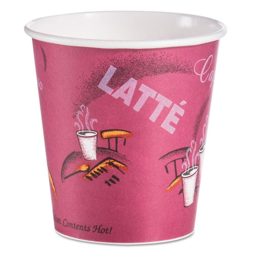 Paper & Plastic Cups, Plates, Bowls & Utensils, Cup Type: Hot Cup , Material: Polycoated Paper , Color: Maroon , Capacity: 10 oz , For Beverage Type: Hot  MPN:SCC510SI