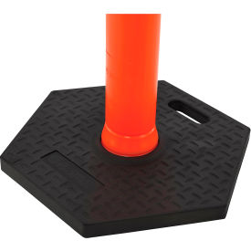 GoVets™ Rubber Base For Delineator Post Hexagonal 607670