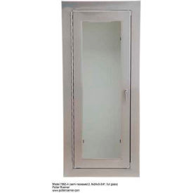 Potter Roemer Alta SS Fire Extinguisher Cabinet Tempered Glass Window Fully Recessed 4