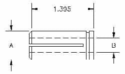1/4 Inch Inside Bore, 5/8 Inch Outside Shank Diameter, Boring Head  Shank Reduction Bushing MPN:62RB-250