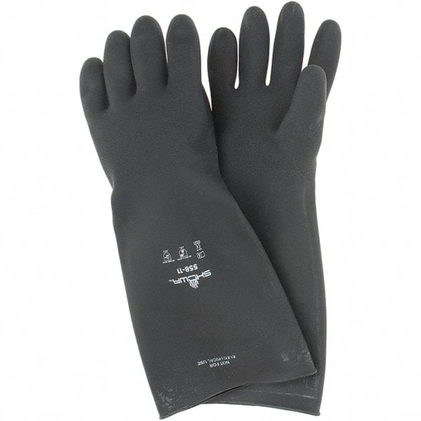 Chemical Resistant Gloves: 40 mil Thick MPN:558-11