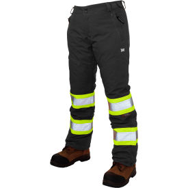 Tough Duck Insulated Flex Safety Pants XL Black SP071-BLK-XL