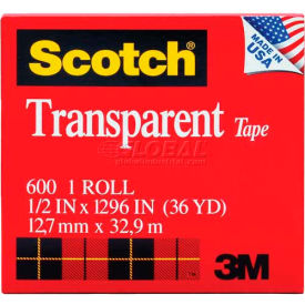 Scotch® Transparent Tape 600 1/2