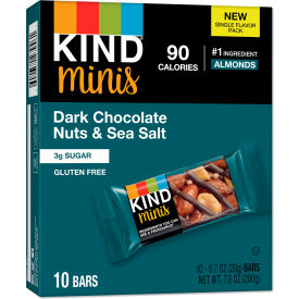 Kind® Minis Dark Chocolate Nuts/Sea Salt 0.7 oz Pack of 10 27959