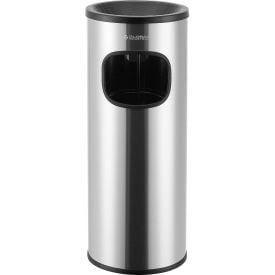 GoVets™ Stainless Steel Ashtray Trash Can 3 Gallon Matte 153615