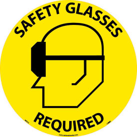 Floor Signs - Safety Glasses Required WFS15
