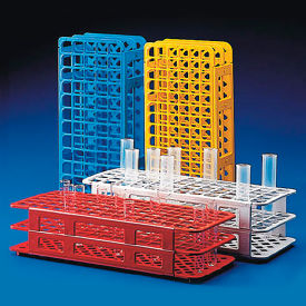 Snap-N-Rack Tube Rack For 20mm and 21mm Tubes 40-Place Polypropylene White 456603