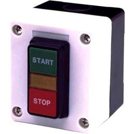 Advance Controls 104545 1 Hole Dual Start/Stop Start Stop 22mm Non Metallic Push Button Station 104545