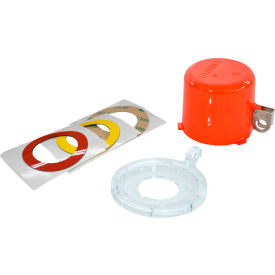 Brady® 103821 Push Button Lockout Cover 30.5 Mm Poly Base Yellow 130821