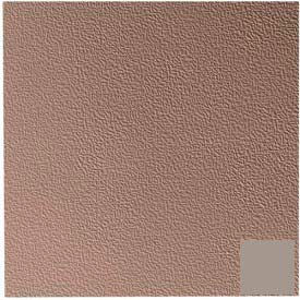 Rubber Tile Raised Circular Pattern 50cm - Pewter 9963P178