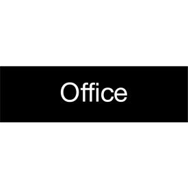 Engraved Sign - Office - Black EN16BK