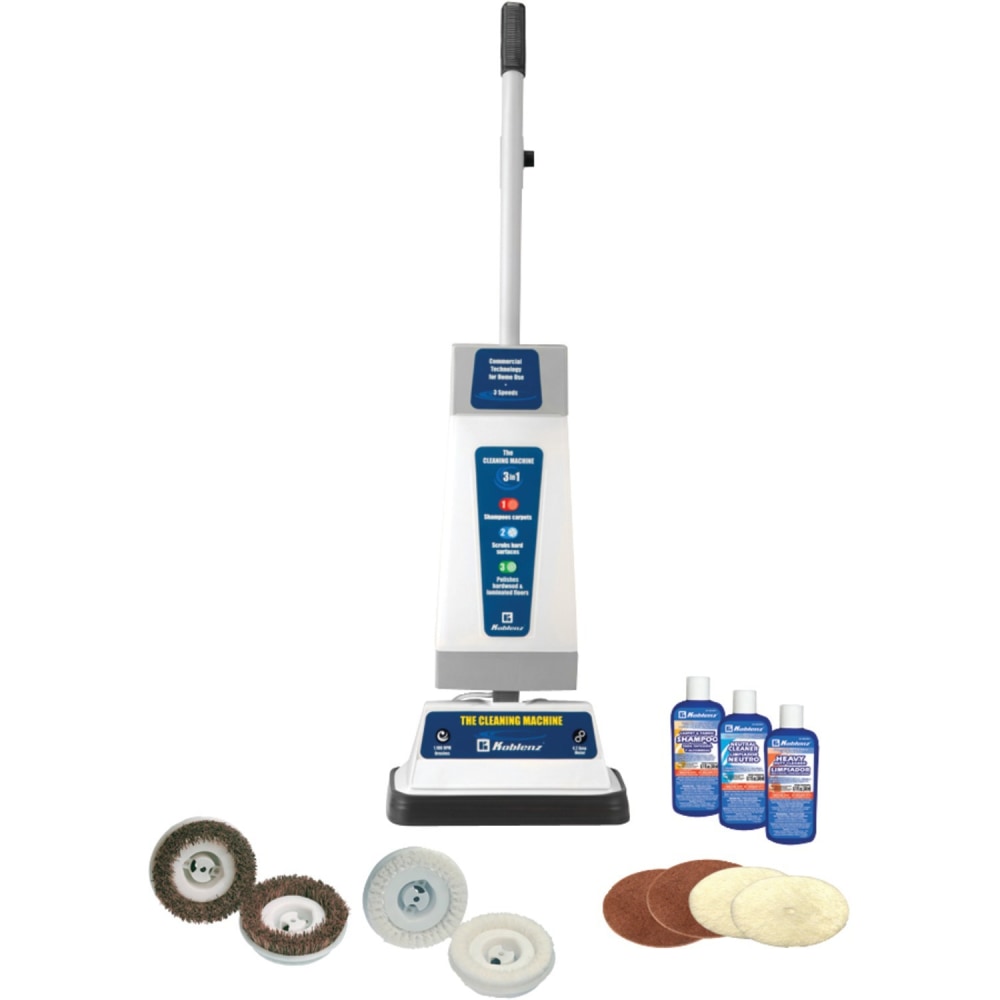 Koblenz P-820 B Upright Rotary Cleaner - 820.27 kW Motor - 3.70 quart Water Tank Capacity - Scrubbing Brush, Brush, Polishing Pad, Buffing Pad MPN:00-6045-9