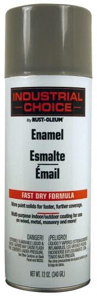 Spray Paint: Gray, Gloss, Enamel MPN:1688830