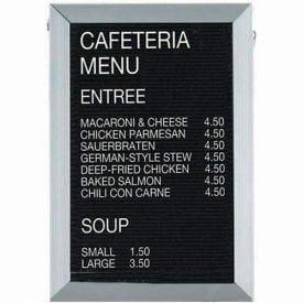 Aarco Aluminum Framed Letter Board Message Center - 12