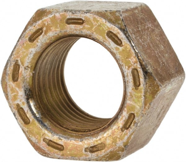 Hex Nut: 3/8-24, Grade L9 Steel, Yellow Zinc Dichromate, Cadmium & Waxed Finish MPN:444026PR