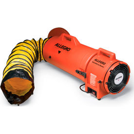 Allegro 9533-50 8 Inch Axial AC Plastic Blower w/ Canister & 50' Ducting 9533-50