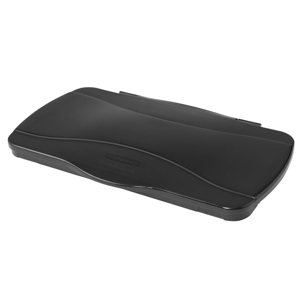 Rubbermaid Commercial Slim Jim Hinge Lid, Black MPN:267400BK