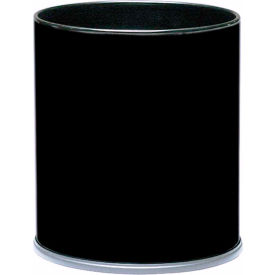 Witt Executive Series Metal Wastebasket 4 Gallon Black 66BK 66BK