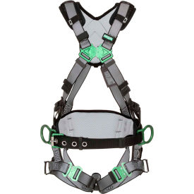 V-FIT™ 10195135 Construction Harness Back & Hip D-Rings Quick-Connect Leg Straps XL 10195135