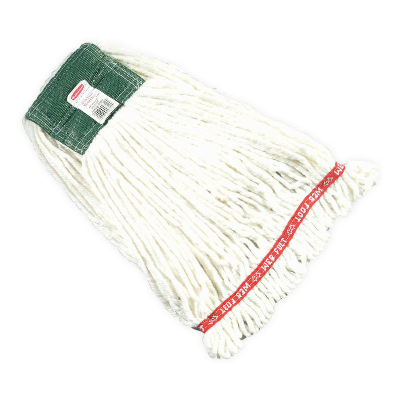 Rubbermaid Premium Web Foot Shrinkless Wet Mop, Medium 5in Headband, White MPN:FGA25206 WH00