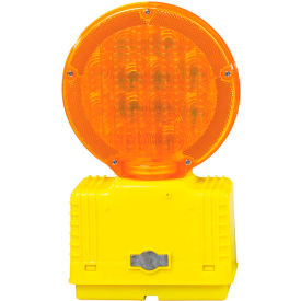 Cortina Solar Barricade Light Yellow Body Amber Lens 03-10-SBLG Price Per Each 03-10-SBLG - Pkg Qty 4