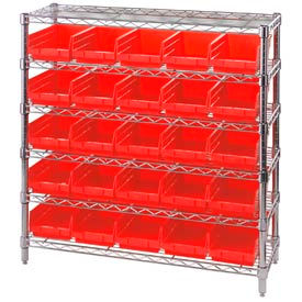 GoVets™ Chrome Wire Shelving with 25 4