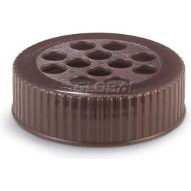 Vollrath® Traex Dripcut Dredges & Caps 4908-01 Extra Large Brown Lid 4908-01 - Pkg Qty 12