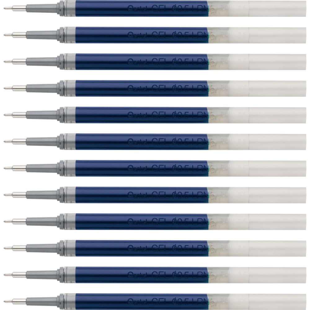EnerGel Liquid Gel Pen Refill - 0.50 mm, Fine Point - Blue Ink - Smudge Proof, Smear Proof, Quick-drying Ink, Glob-free, Smooth Writing - 12 / Box MPN:LRN5CBX