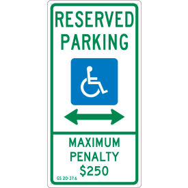 NMC TMS328G Traffic Sign Reserved Parking North Carolina 24