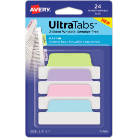 Avery® Ultra Tabs Repositionable Tabs Margin Tabs 2.5