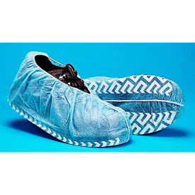 Polypropylene Non-Skid Shoe Covers Blue with White Tread XL 300/Case SC-NWI-NS-XL