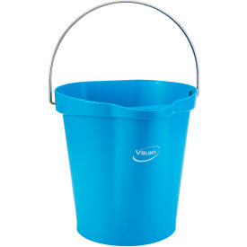 Vikan 56863 3 Gallon Bucket Blue 56863