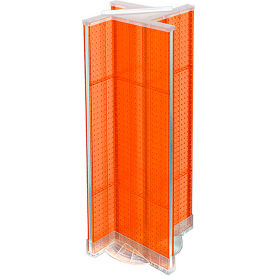 Global Approved 700444-ORG Pinwheel Pegboard Display W/RB 13.5