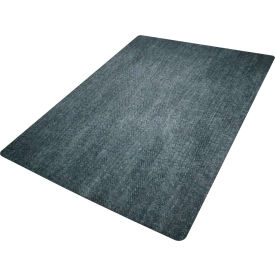 M+A Matting Desk Chair Mat Stonewash in Grey 3' x 4' 228552234127