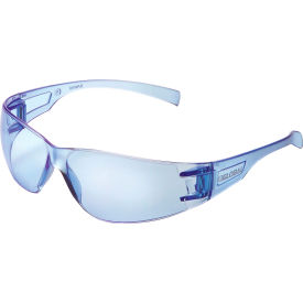 GoVets™ Frameless Safety Glasses Scratch Resistant Blue Lens - Pkg Qty 12 119BL708