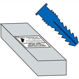 10-12 Ribbed Plastic Anchor Kit Pkg of 10 12PAPK