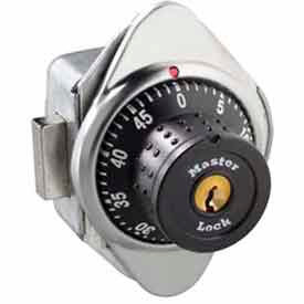 Master Lock® No. 1670MD Built-In Combination Deadbolt Lock - Metal Dial - Right Hinged 1670MD