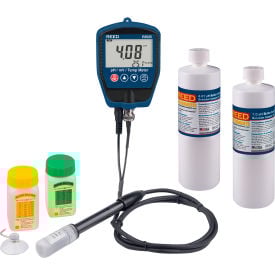 REED Instruments pH/mV Meter with Buffer Solution Kit 25-KITR35