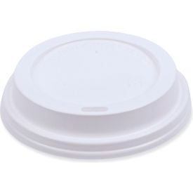 Boardwalk® Deerfield Hot Cup Lids Fits 10 - 20 oz Cups White Plastic 50/Pack 20 Packs/Case BWKDEERHLIDW