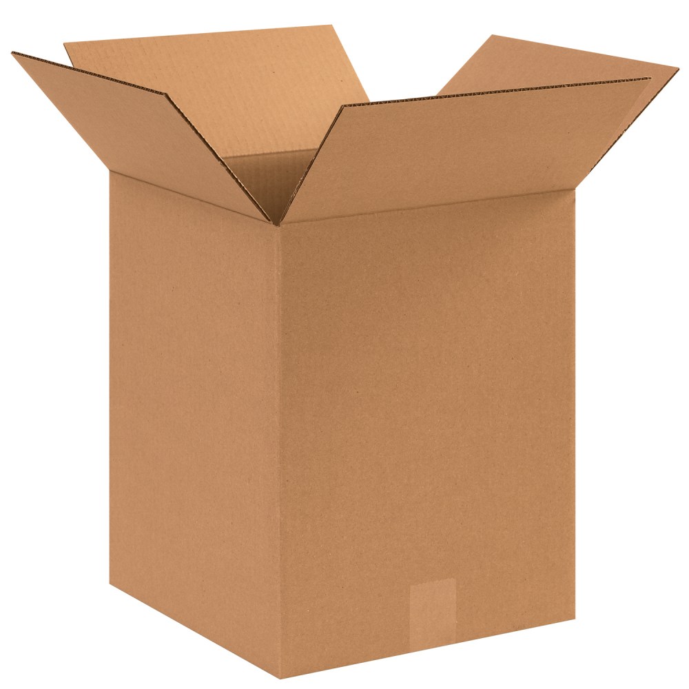 Partners Brand Corrugated Boxes, 12in x 12in x 15in, Kraft, Pack Of 25 MPN:121215