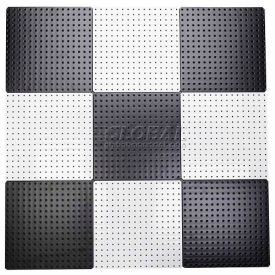 Pegboard Panels - Checkerboard Black & White 48